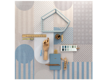 SHAPES - Indoor porcelain stoneware wall tiles by Panaria Ceramica - view 2